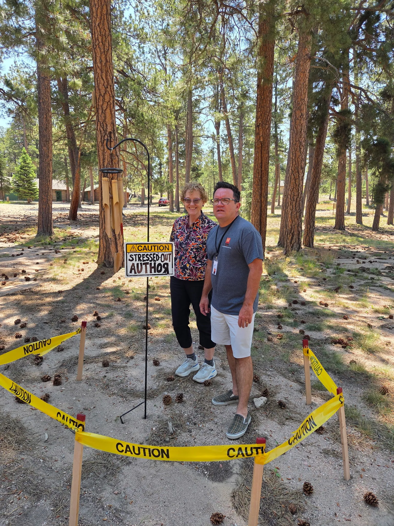 CAUTION: STRESSED-OUT AUTHOR - Creeptastic Book Fair at Creepaway Camp - Black Forest, CO