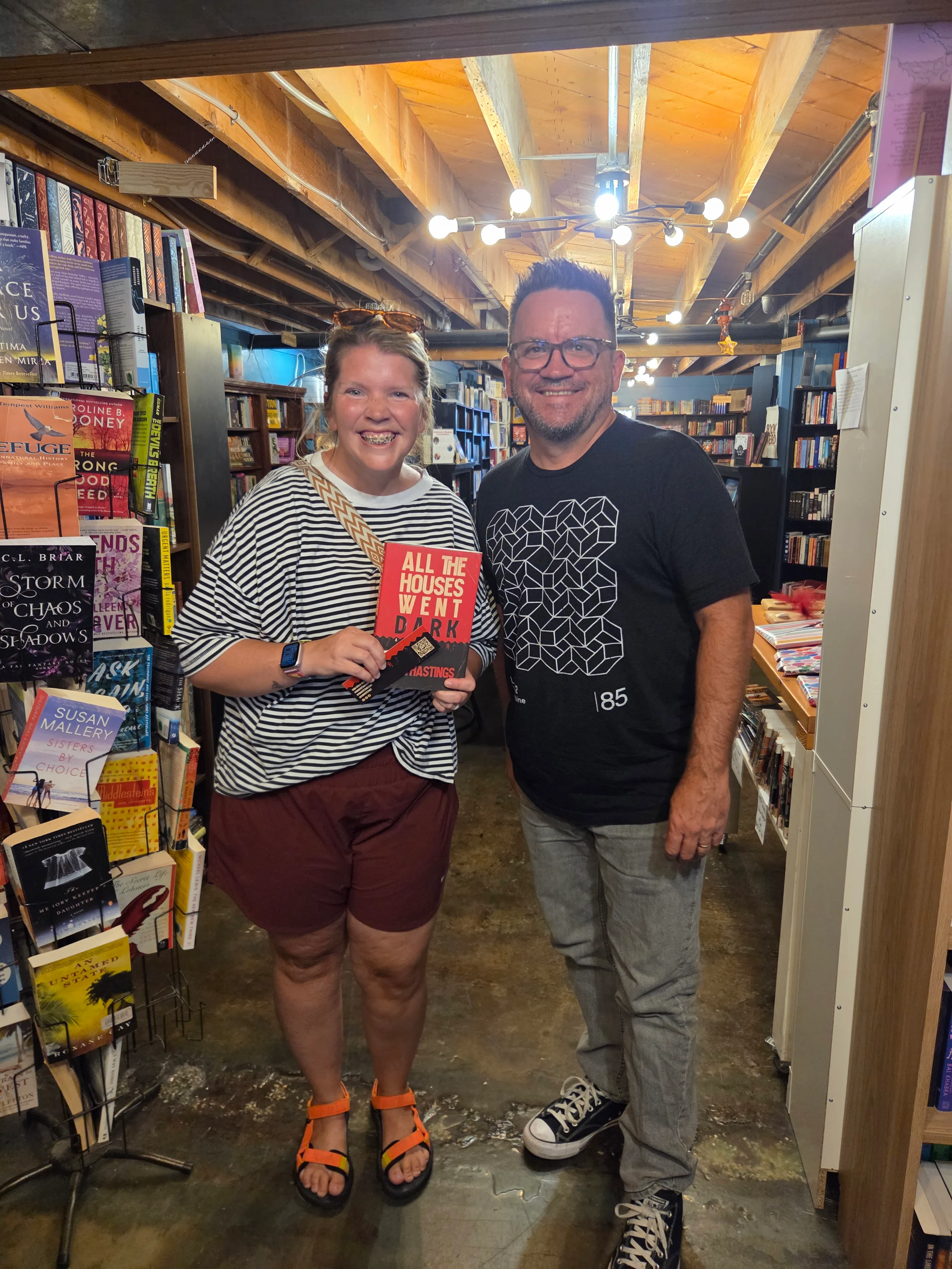She made the 30-minute drive just for my book.