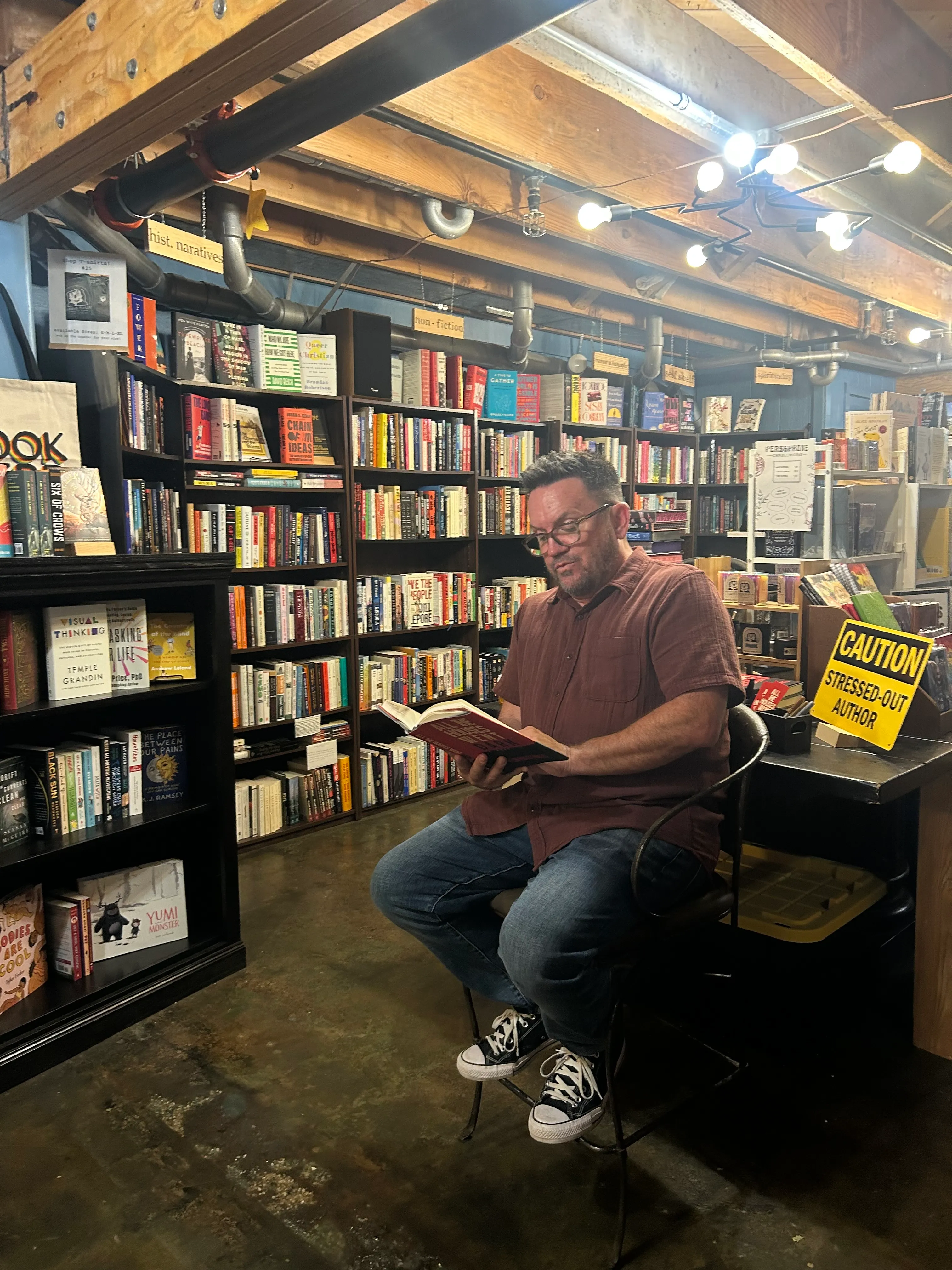 ...and reading...